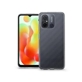   Haffner Clear Case szilikon tok - Xiaomi Redmi 12C - átlátszó