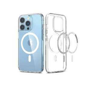   Haffner Clear Mag Cover szilikon tok - Apple iPhone 14 Pro Max - átlátszó