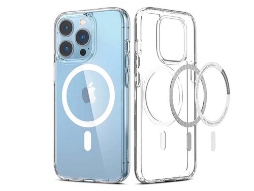Haffner Clear Mag Cover szilikon tok - Apple iPhone 14 Pro Max - átlátszó