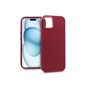 Haffner Frame szilikon tok - Apple iPhone 15 Plus - magenta