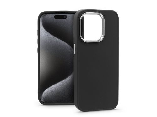 Haffner Frame szilikon tok - Apple iPhone 15 Pro - fekete