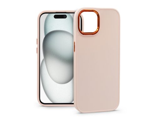 Haffner Frame szilikon tok - Apple iPhone 15 - pink