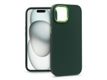 Apple iPhone 15 szilikon hátlap - Frame - zöld