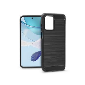   Haffner Carbon szilikon tok - Motorola Moto G13/Moto G53 - fekete