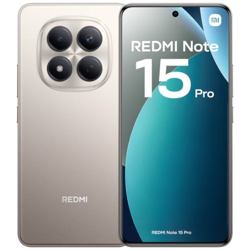 Xiaomi Redmi Note 15 Pro Dual 12GB RAM 256GB Titanium Color (Töltős változat) 