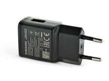   Samsung gyári USB hálózati töltő adapter - 5V/2A - EP-TA200EBE black - Adaptive Fast Charging (ECO csomagolás)