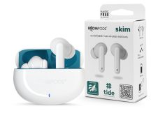   Boompods TWS Bluetooth sztereó headset v5.3 + töltőtok - Boompods Skim Ocean TWS with Charging Case - fehér