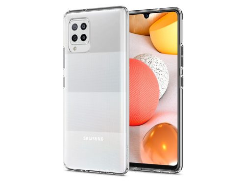 Spigen Liquid Crystal ütésálló tok - Samsung A426B Galaxy A42 5G - átlátszó