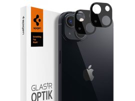 Spigen Glas TR Optik hátsó kameravédő borító - Apple iPhone 13/13 Mini - black