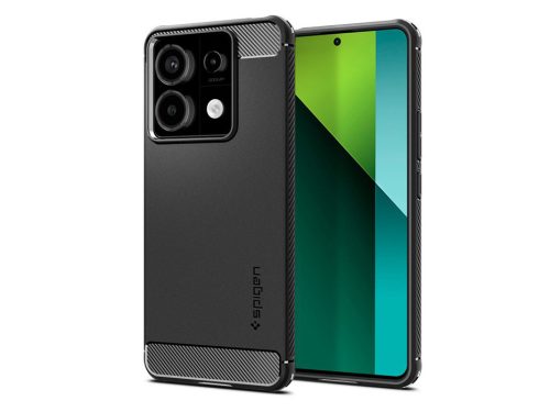 Spigen Rugged Armor ütésálló tok - Xiaomi Redmi Note 13 Pro 5G/Poco X6 5G - fekete