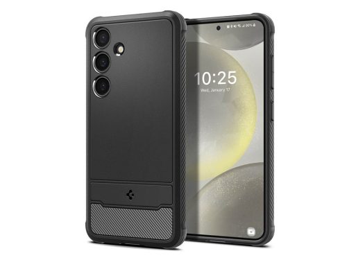 Spigen Rugged Armor ütésálló tok - Samsung SM-S921 Galaxy S24 - fekete