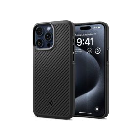   Spigen Core Armor ütésálló tok - Apple iPhone 15 Pro - fekete