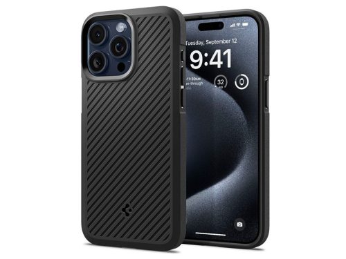 Spigen Core Armor ütésálló tok - Apple iPhone 15 Pro - fekete