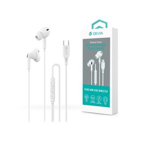   Devia Kintone Series A2 sztereó fülhallgató Type-C - fehér