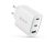 Devia Extreme Speed Series 65W GaN PD hálózati gyorstöltő adapter USB+2xType-C - fehér