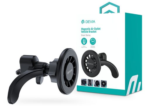 Devia Smart Series mágneses autós tartó szellőzőrácsba - fekete