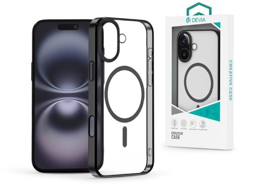 Devia Glimmer Magnetic Series tok - Apple iPhone 16 Plus - fekete