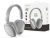 Devia EarBass Pro2 ANC Bluetooth sztereó fejhallgató beépített mikrofonnal - ezüst