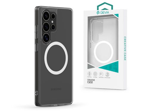 Devia Shark Series Magnetic ütésálló tok - Samsung SM-S936 Galaxy S25+ - átlátszó