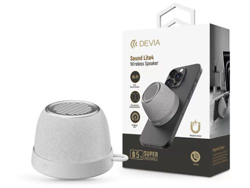 Devia Sound Lite4 vezeték nélküli mágneses bluetooth hangszóró - szürke