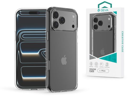 Devia Pure Clear ütésálló tok - Apple iPhone 17 Pro - átlátszó