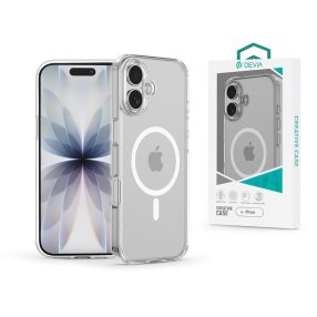   Devia Crystal Series Magnetic 360° kameravédős ütésálló tok - Apple iPhone 17 - átlátszó