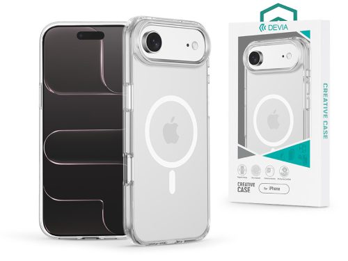 Devia Crystal Series Magnetic 360° kameravédős ütésálló tok - Apple iPhone Air - átlátszó