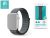 Devia Deluxe Series Sport3 Apple Watch szövet sport szíj - 38/40/41mm - viharszürke