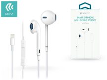   Devia sztereó felvevős fülhallgató - Lightning and Bluetooth - Devia Smart Earpods for iPhone - white
