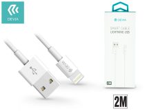   Devia USB - Lightning töltő- és adatkábel 2 m-es vezetékkel - Devia Smart Cable Lightning - fehér