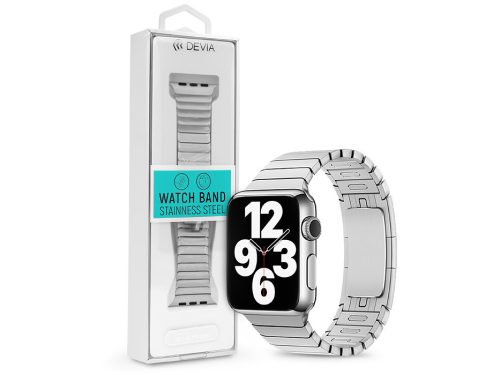 Devia Elegant Series Link Bracelet Apple Watch fém szíj - 38/40/41mm - ezüst