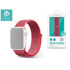  Devia Deluxe Series Sport3 Apple Watch szövet sport szíj - 42/44/45/49mm - hibiszkusz