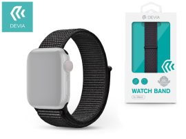 Apple Watch lyukacsos sport szíj - Devia Deluxe Series Sport3 Band - 42/44 mm - black