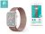 Devia Elegant Series Milanese Loop Apple Watch fém szíj - 38/40/41mm - rose gold