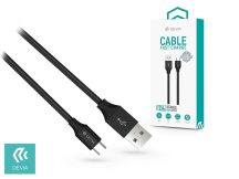   Devia USB - USB Type-C adat- és töltőkábel 1 m-es vezetékkel - Devia Gracious   USB Type-C Cable Fast Charge - 5V/2.4A - fekete