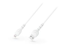   Devia USB - Lightning adat- és töltőkábel 1 m-es vezetékkel - Devia Kintone Cable V2 Series for Lightning - 5V/2.1A - fehér - ECO csomagolás