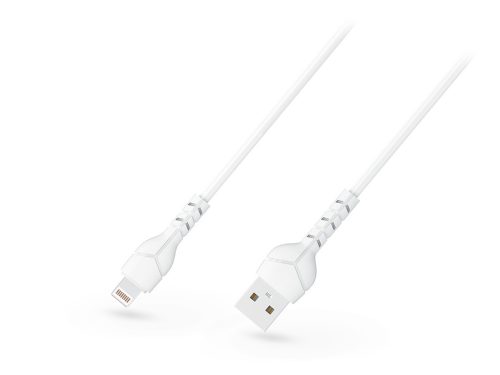 Devia Kintone Cable V2 Series 10W USB/Lightning adat-és töltőkábel 1m - fehér-ECO
