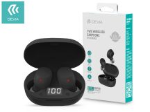   Devia TWS Bluetooth sztereó headset v5.0 + töltőtok - Devia Joy A6 Series True  Wireless Earphones with Charging Case - fekete