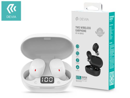 Devia Joy A6 Series Bluetooth sztereó headset - fehér