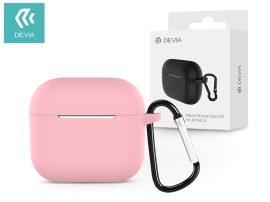 Devia szilikon tok AirPods3 fülhallgatóhoz - Devia Naked Silicone Case Suit for AirPods3 - pink