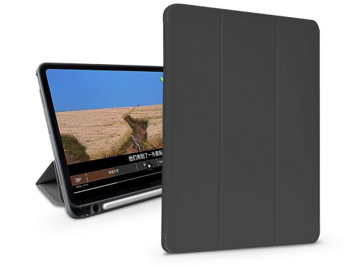 Devia Leather tablet tok (Smart Case) - Apple iPad Air 4/5 (2020/2022) 10.9/Air 6 (2024) 11- fekete"