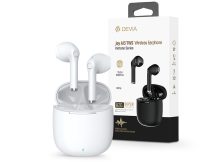   Devia TWS Bluetooth sztereó headset v5.1 + töltőtok - Devia Joy A13 Series True Wireless Earphones with Charging Case - fehér