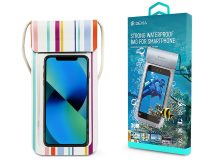   Devia univerzális vízálló védőtok max. 3.8-5.8 méretű készülékekhez - Devia    Strong Waterproof Bag For Smartphone - colorful stripe"