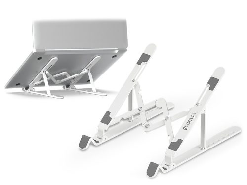 Devia Smart Series asztali tablet/laptop tartóállvány max. 16 méret - fehér"
