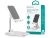 Devia Desktop Folding Stand asztali telefon/tablet tartó - fehér