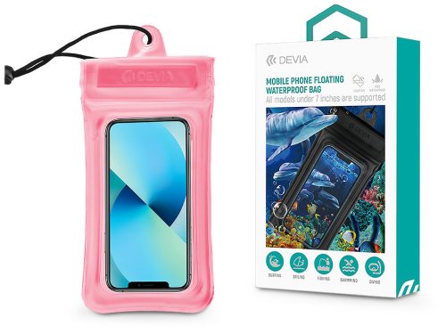 Devia Strong univerzális vízálló védőtok max. 7 méret - pink"