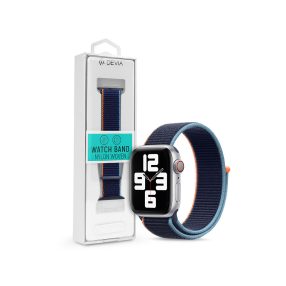   Devia Deluxe Series Sport3 Apple Watch szövet sport szíj - 42/44/45/49mm - sötétkék