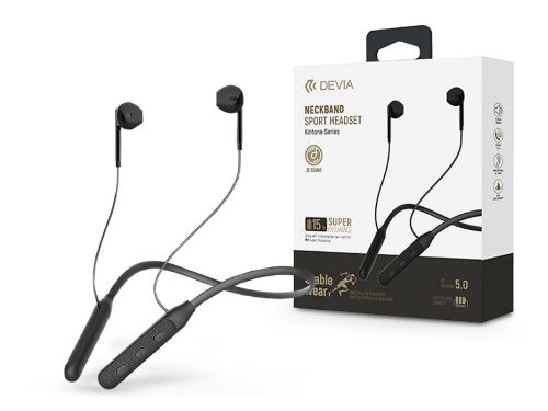 Devia Kintone Series Sport Bluetooth sztereó fülhallgató - fekete