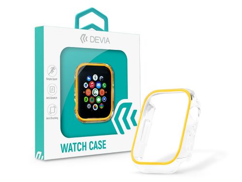 Devia Luminous Series Apple Watch szilikon védőtok - 40mm - arany