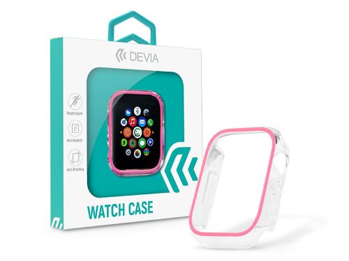 Devia Luminous Series Apple Watch szilikon védőtok - 41mm - barack